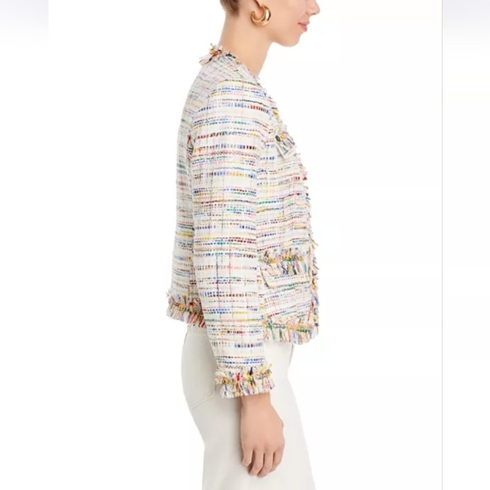 NWT Kobi Halperin Devyn Tweed Blazer In JKI Rainbow Size XS - Picture 3 of 16